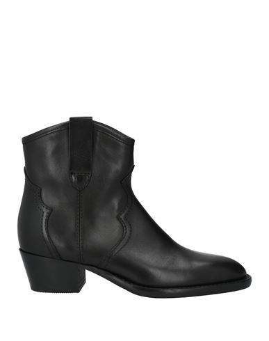 Shop Guglielmo Rotta Woman Ankle Boots Black Size 8 Leather