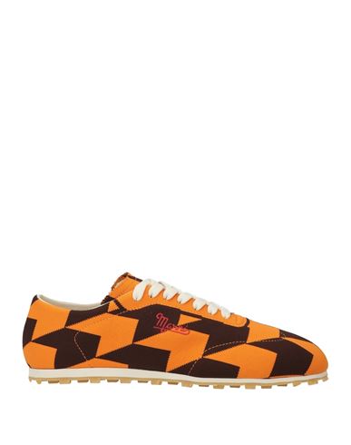 Shop Marni Man Sneakers Orange Size 7 Textile Fibers