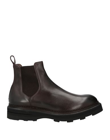 Shop Jp/david Man Ankle Boots Dark Brown Size 7 Leather