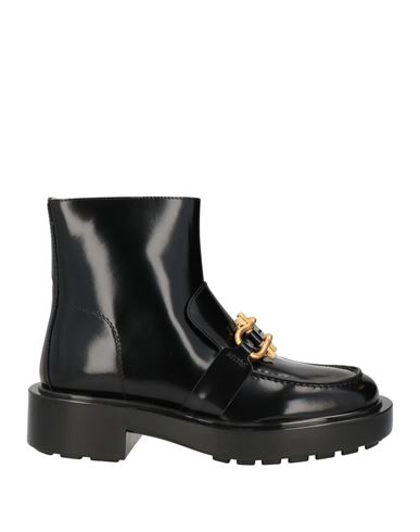 Shop Bottega Veneta Woman Ankle Boots Black Size 8 Leather