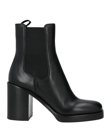 Shop Prada Woman Ankle Boots Black Size 8 Leather