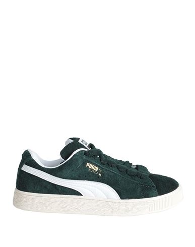 Shop Puma Suede Xl Hairy Man Sneakers Dark Green Size 9 Leather