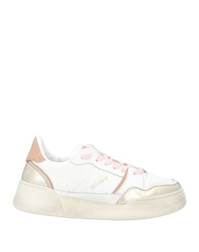 Shop Monoway Woman Sneakers Off White Size 8 Leather