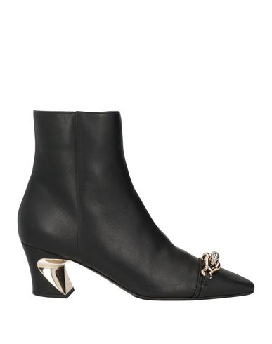 Shop Baldinini Woman Ankle Boots Black Size 6.5 Calfskin