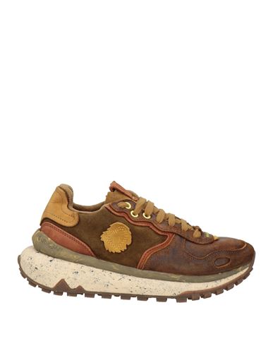 Shop Satorisan Man Sneakers Brown Size 8 Leather
