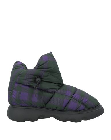 Shop Burberry Man Ankle Boots Dark Green Size 9 Technical Fibers