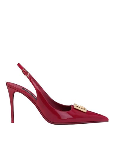 Dolce & Gabbana Dolce E Gabbana Decolletes Woman Pumps Fuchsia Size 7 Leather In Red