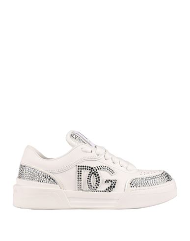Shop Dolce & Gabbana Dolce E Gabbana Sneakers Woman Sneakers White Size 6.5 Leather