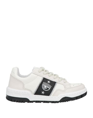 Shop Chiara Ferragni Woman Sneakers White Size 7 Leather