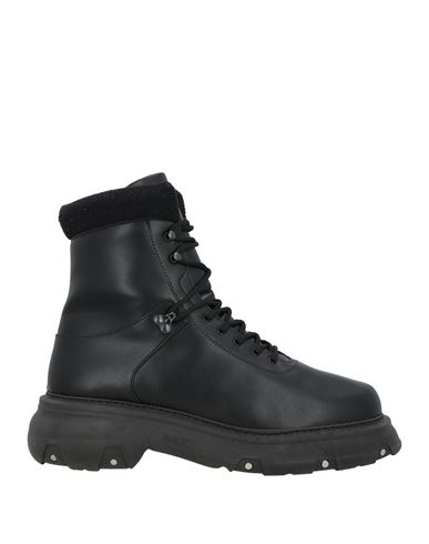 Phileo Man Ankle Boots Black Size 9 Bio-based Polyurethane, Textile Fibers