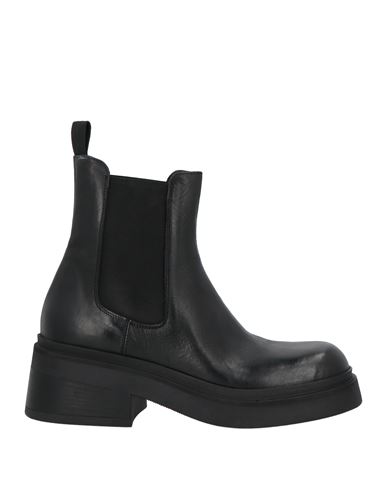 Shop Elena Iachi Woman Ankle Boots Black Size 7.5 Leather