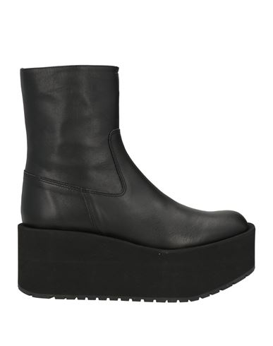 Paloma Barceló Woman Ankle Boots Black Size 6 Leather