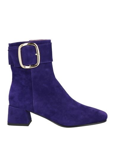 Shop Bibi Lou Woman Ankle Boots Purple Size 7 Leather