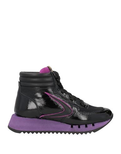 Shop Valsport Woman Sneakers Black Size 5 Leather, Textile Fibers