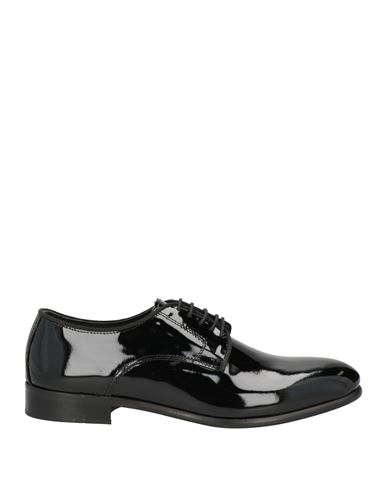 Veni Shoes Man Lace-up Shoes Black Size 7 Leather In Multi