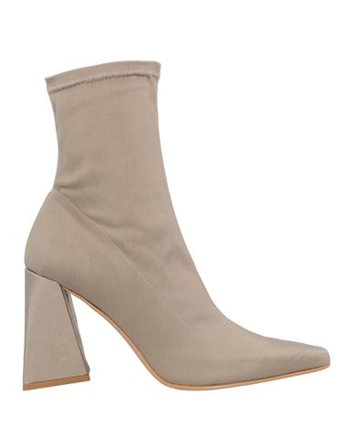 Shop Times Woman Ankle Boots Dove Grey Size 7 Textile Fibers