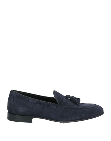Shop Veni Shoes Man Loafers Navy Blue Size 9 Leather