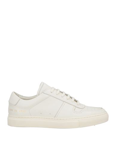 Common Projects Woman By  Woman Sneakers White Size 6 Leather In White