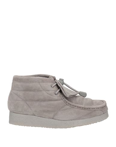 Shop Clarks Originals Woman Ankle Boots Light Grey Size 7.5 Leather