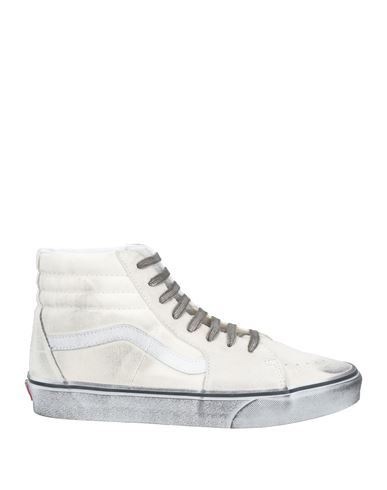 Shop Vans Man Sneakers White Size 9 Leather, Textile Fibers