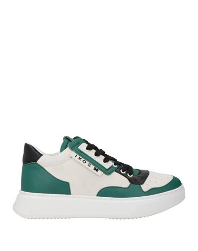 Shop Ixos Man Sneakers Green Size 9 Leather