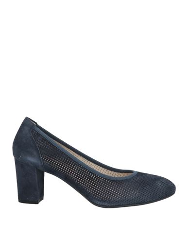 Melluso Woman Pumps Midnight Blue Size 10 Leather