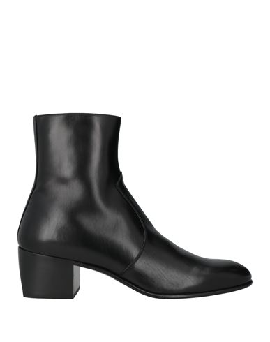 Shop Saint Laurent Man Ankle Boots Black Size 7 Leather