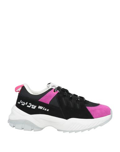 Shop W6yz Woman Sneakers Black Size 7 Leather, Textile Fibers