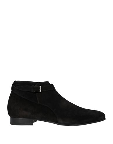 Shop Saint Laurent Man Ankle Boots Black Size 8.5 Leather
