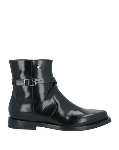 Shop Fabi Woman Ankle Boots Black Size 7 Leather