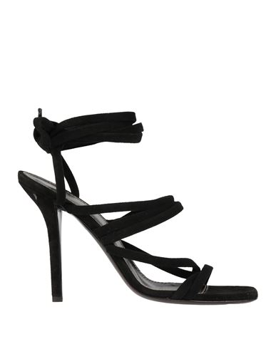 Philosophy Di Lorenzo Serafini Woman Sandals Black Size 8 Leather In Multi
