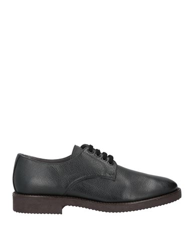 Shop Pollini Man Lace-up Shoes Black Size 13 Calfskin