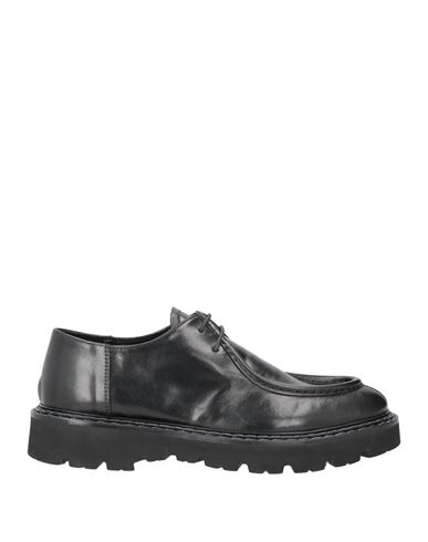 Pawelk's Man Lace-up Shoes Black Size 9 Leather