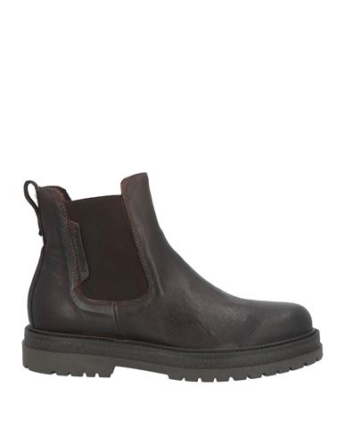 Nero Giardini Man Ankle Boots Dark Brown Size 7 Leather