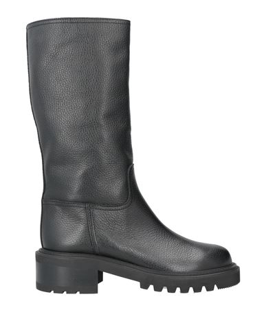 Via Roma 15 Woman Boot Black Size 11 Leather