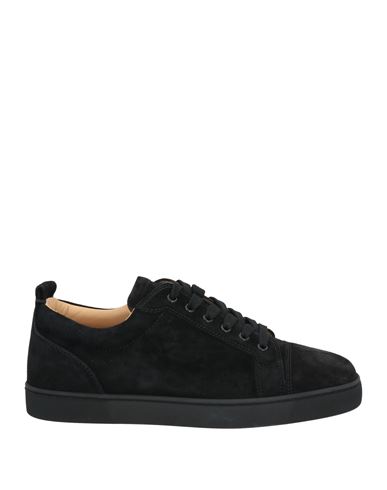 Shop Christian Louboutin Man Sneakers Black Size 9 Leather
