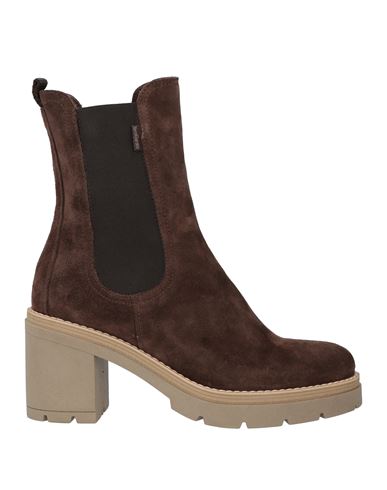 Shop Nero Giardini Woman Ankle Boots Dark Brown Size 8 Leather