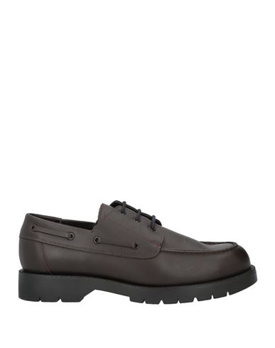 Shop Kleman Man Lace-up Shoes Dark Brown Size 8 Leather