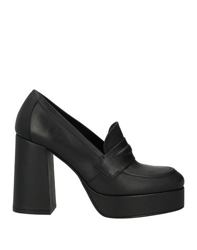 Shop Bruno Premi Woman Loafers Black Size 8 Leather