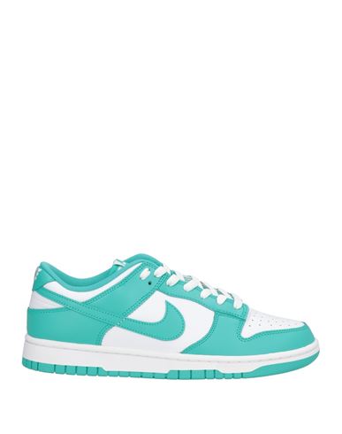Nike Man Sneakers Emerald Green Size 9 Leather, Textile Fibers In Green