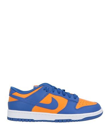Nike Dunk Low Retro Sneakers In Blue And Orange In Orange