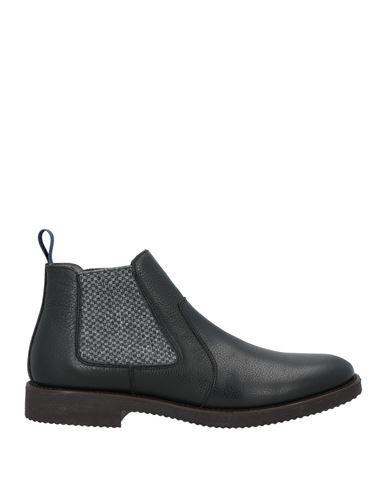 Shop Pollini Man Ankle Boots Black Size 7 Calfskin