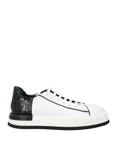 Shop Fabi Woman Sneakers White Size 8 Lambskin
