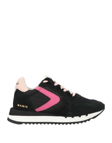 Valsport Woman Sneakers Black Size 5.5 Leather, Textile Fibers