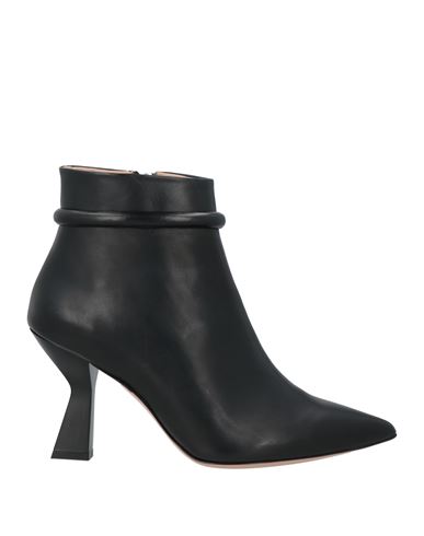 Francesco Sacco Woman Ankle Boots Black Size 8 Leather