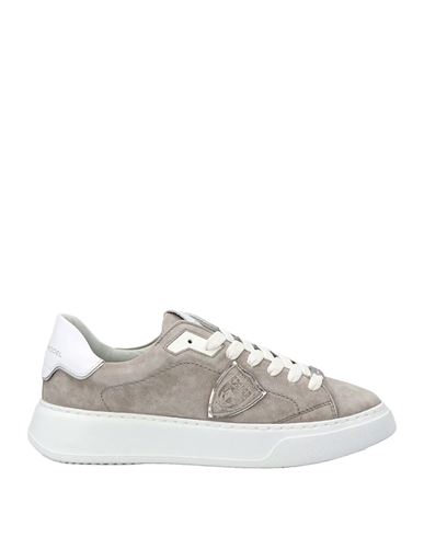 Philippe Model Sneakers Woman Sneakers Grey Size 8 Leather In Gray