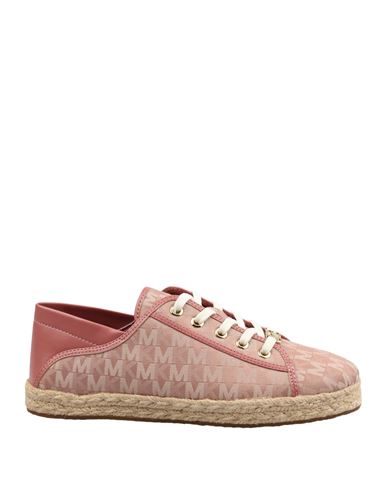 Michael Kors Libby Sneakers Woman Sneakers Pink Size 7 Cotton In Multi