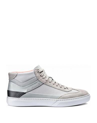 Shop Santoni Sneakers Woman Sneakers Grey Size 7.5 Other Fibres