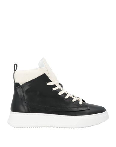 Shop Ixos Woman Sneakers Black Size 8 Leather