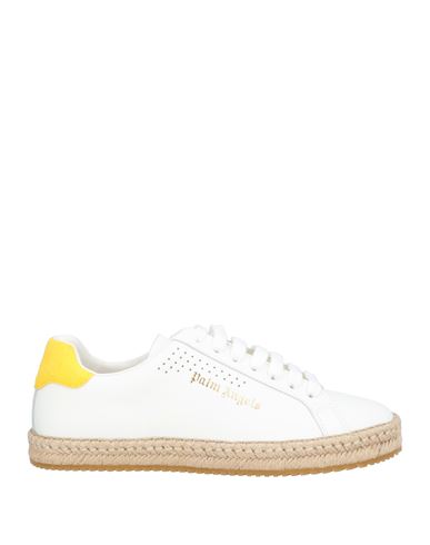Palm Angels Woman Espadrilles White Size 8 Leather